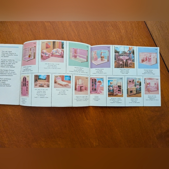 Vintage Barbie Living Pretty Furniture Catalog/Manual, Mattel 1987 - Picture 3 of 11